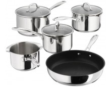 Stellar 7000 5pc Draining Lid Saucepan Set Stellar 7000 5pc Draining Lid Saucepan Set